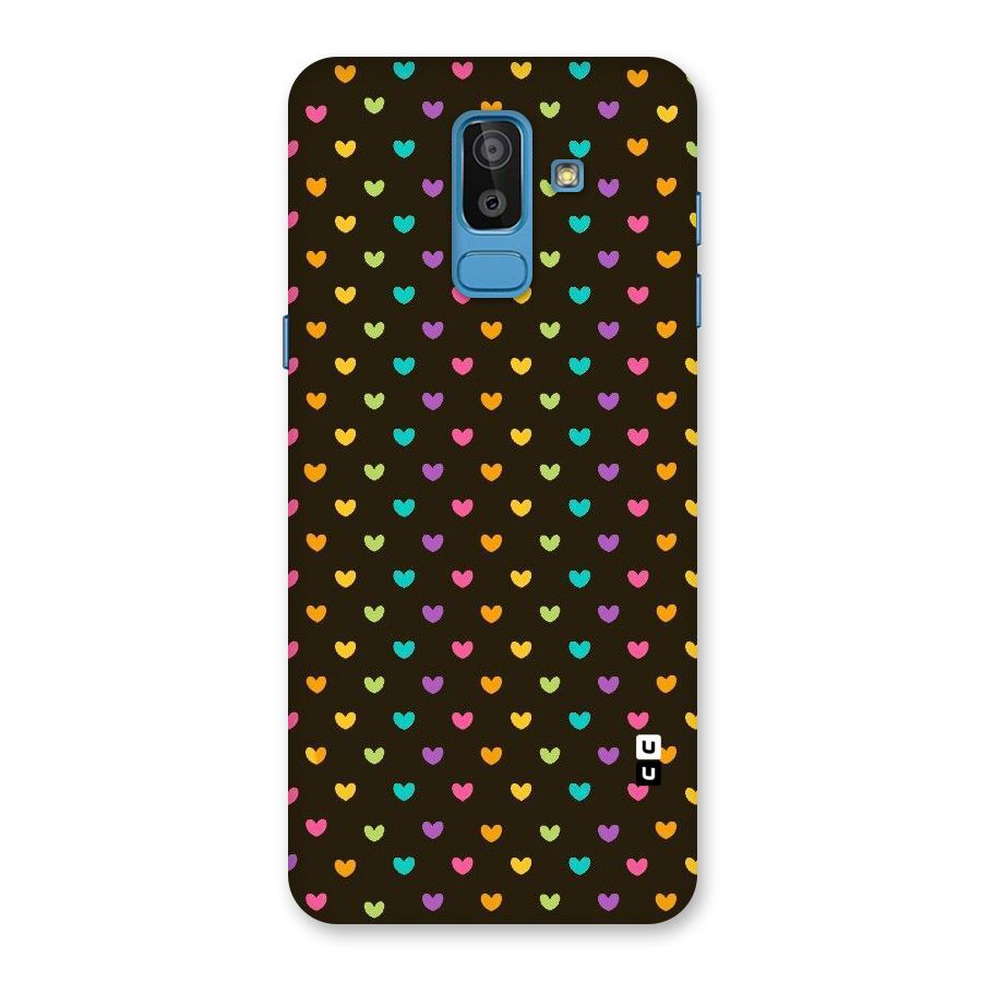 Rainbow Hearts Back Case for Galaxy On8 (2018)