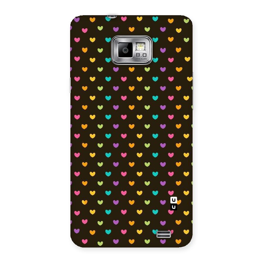 Rainbow Hearts Back Case for Galaxy S2