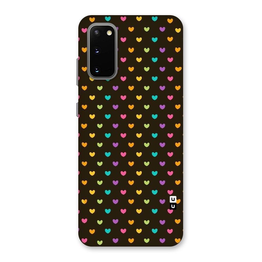 Rainbow Hearts Back Case for Galaxy S20