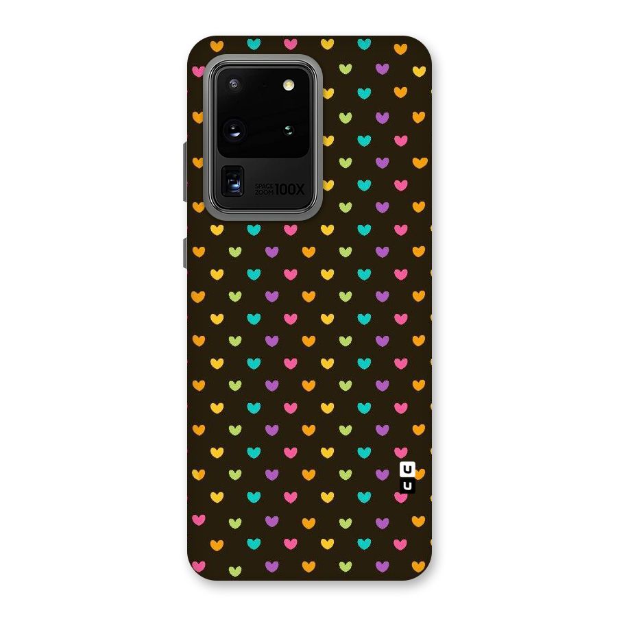 Rainbow Hearts Back Case for Galaxy S20 Ultra