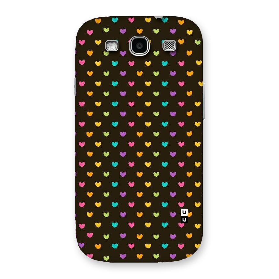 Rainbow Hearts Back Case for Galaxy S3