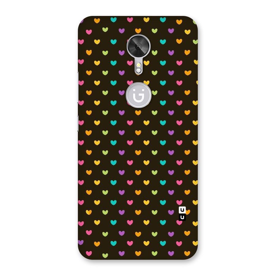 Rainbow Hearts Back Case for Gionee A1
