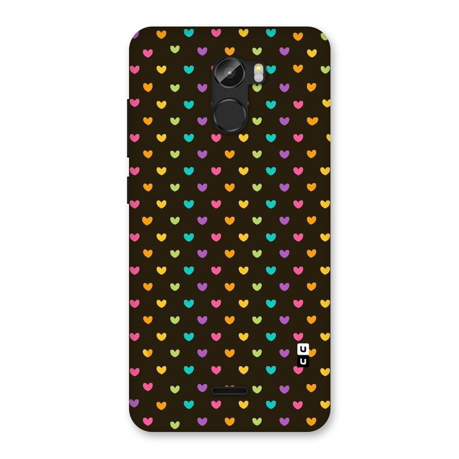 Rainbow Hearts Back Case for Gionee X1