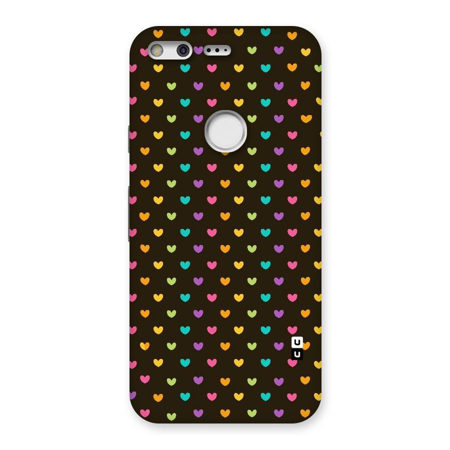 Rainbow Hearts Back Case for Google Pixel