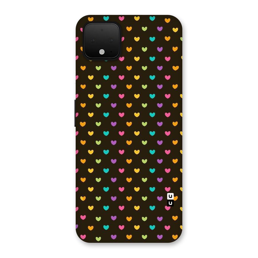 Rainbow Hearts Back Case for Google Pixel 4 XL