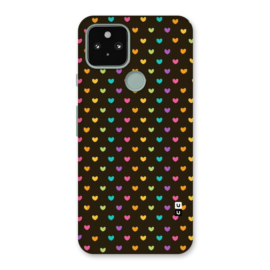 Rainbow Hearts Back Case for Google Pixel 5