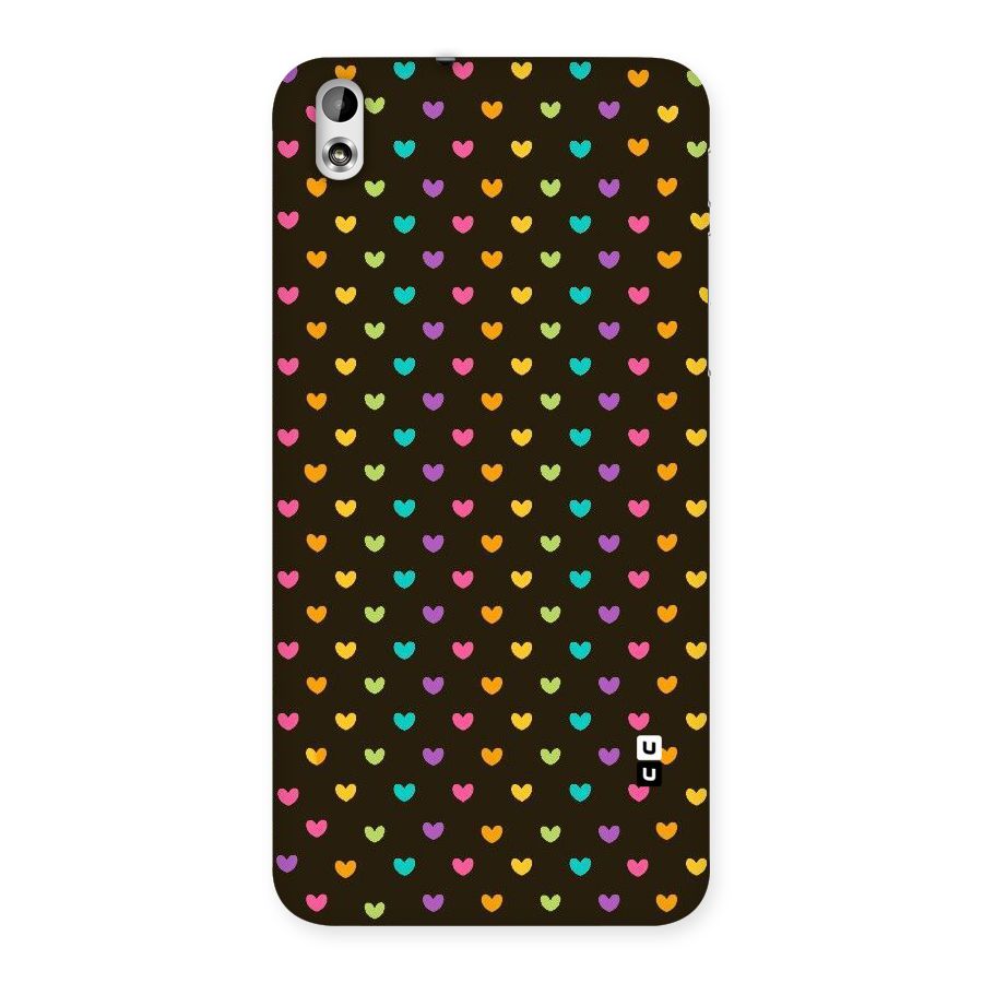 Rainbow Hearts Back Case for HTC Desire 816g