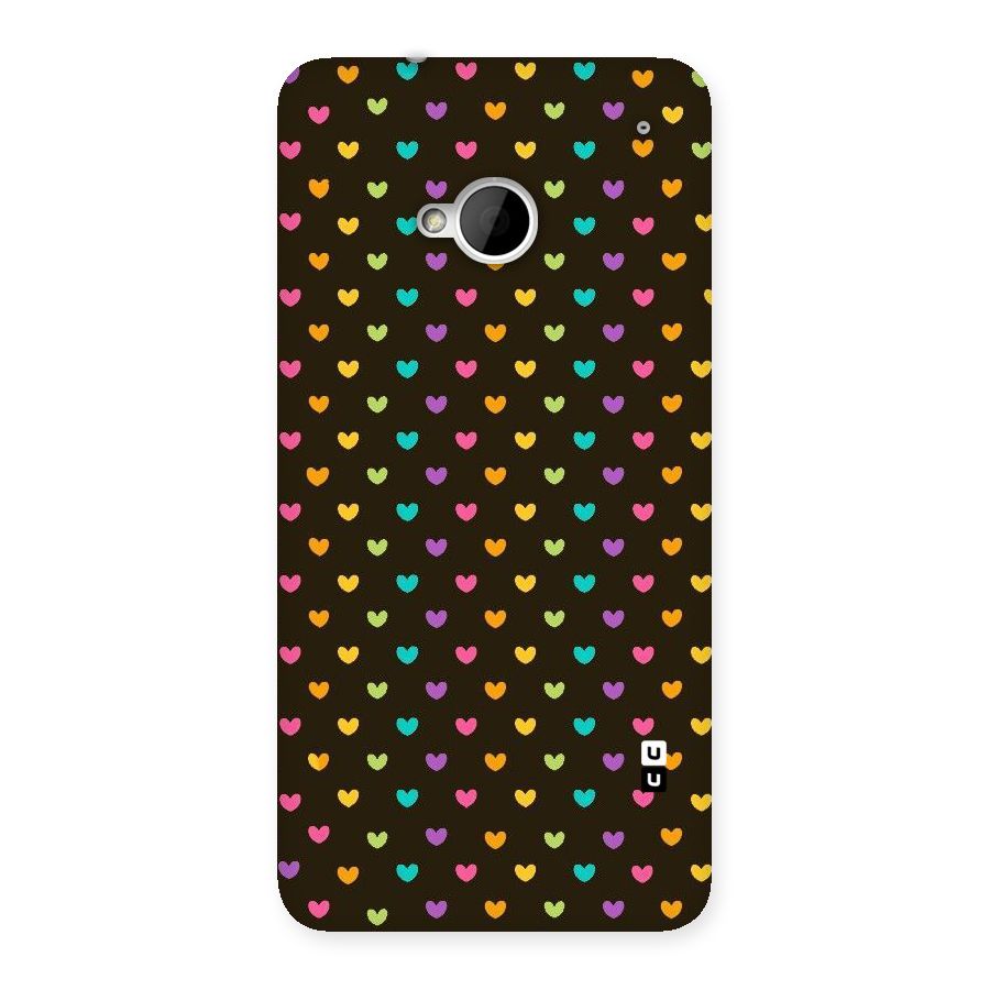 Rainbow Hearts Back Case for HTC One M7