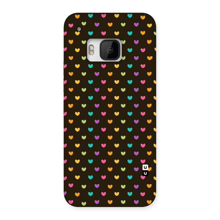Rainbow Hearts Back Case for HTC One M9