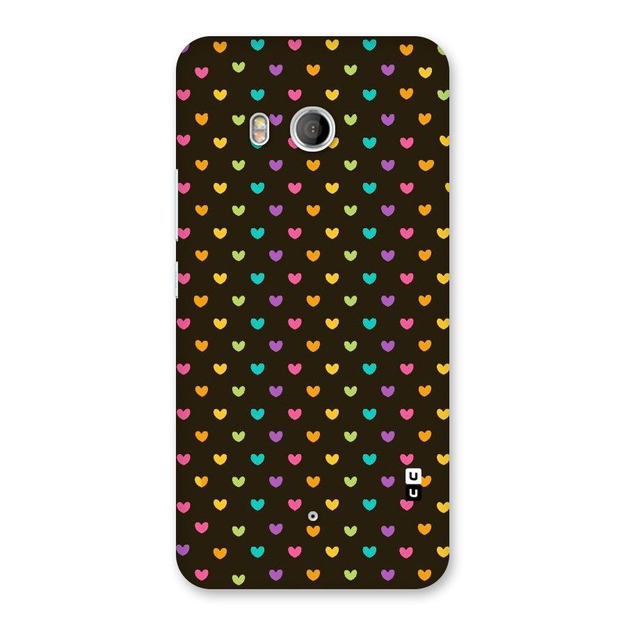 Rainbow Hearts Back Case for HTC U11