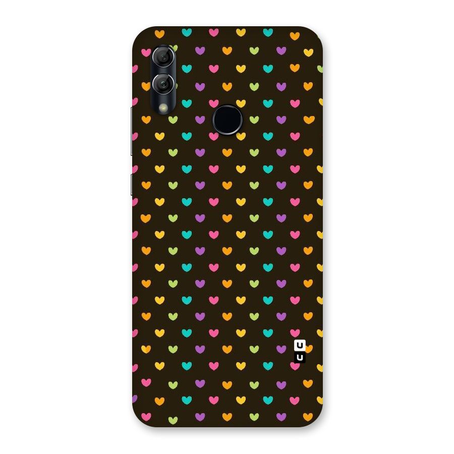 Rainbow Hearts Back Case for Honor 10 Lite