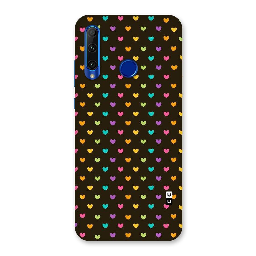 Rainbow Hearts Back Case for Honor 20i