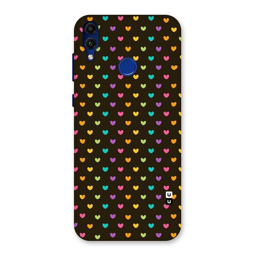 Rainbow Hearts Back Case for Honor 8C