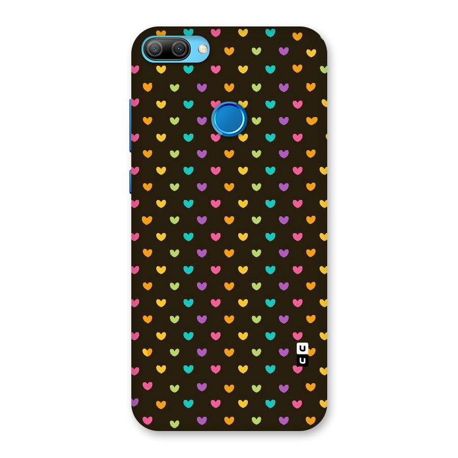 Rainbow Hearts Back Case for Honor 9N