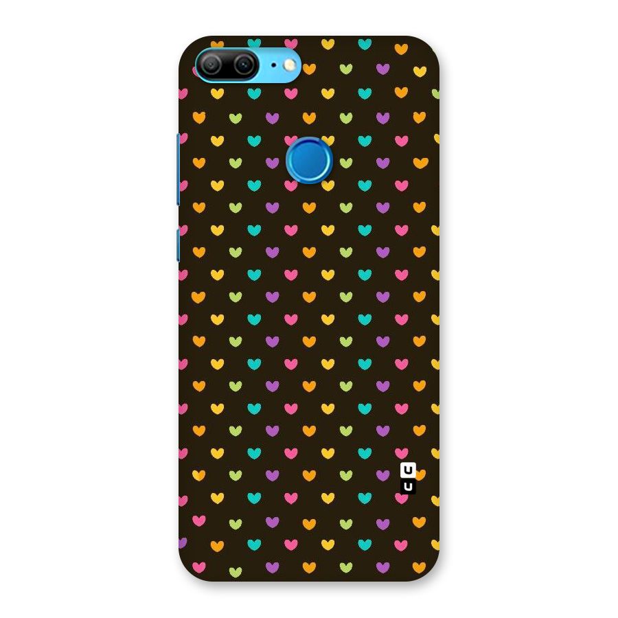 Rainbow Hearts Back Case for Honor 9 Lite