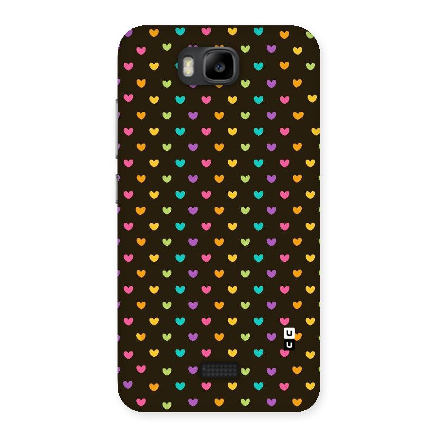 Rainbow Hearts Back Case for Honor Bee