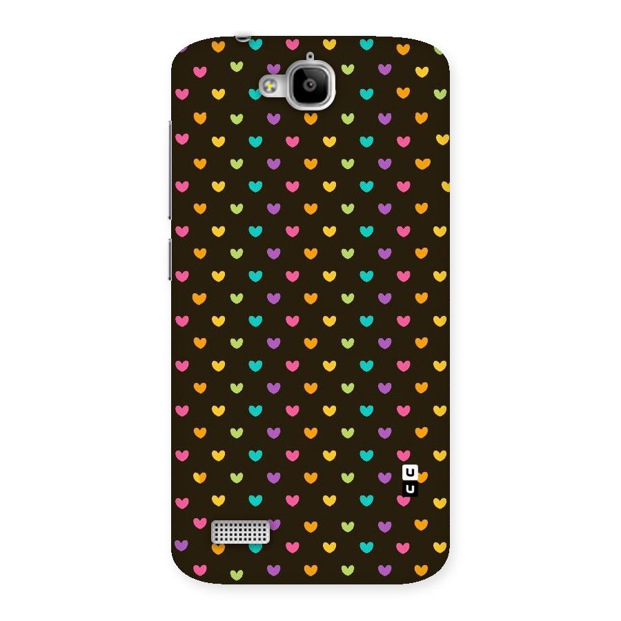 Rainbow Hearts Back Case for Honor Holly