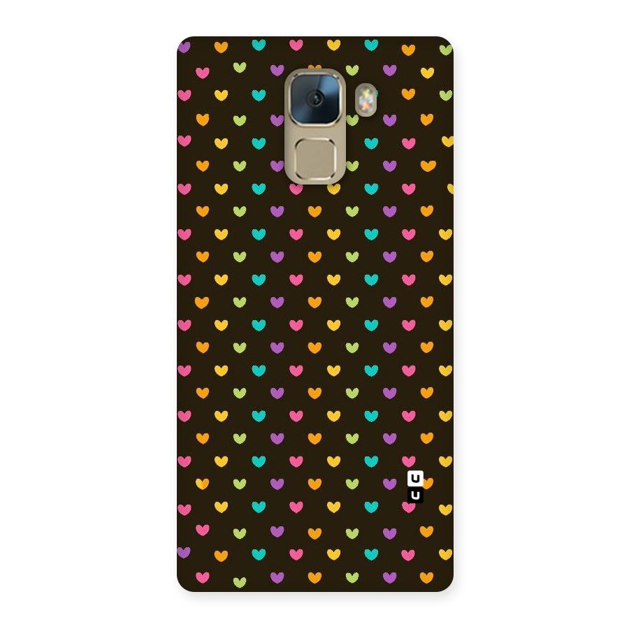 Rainbow Hearts Back Case for Huawei Honor 7