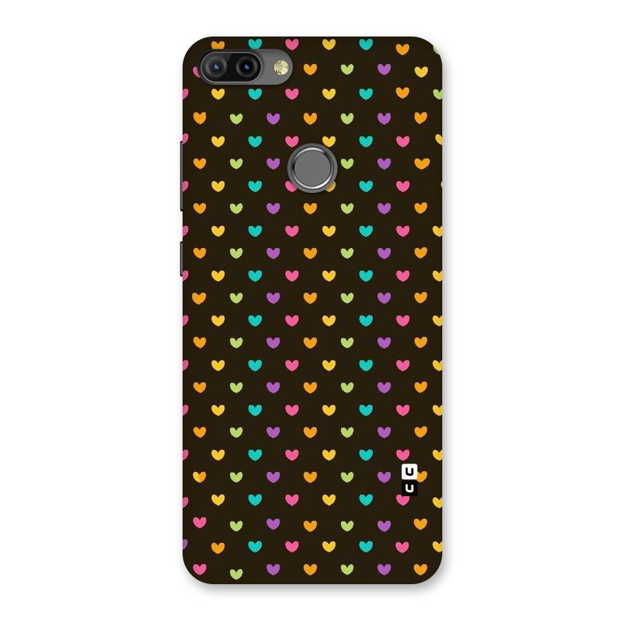 Rainbow Hearts Back Case for Infinix Hot 6 Pro