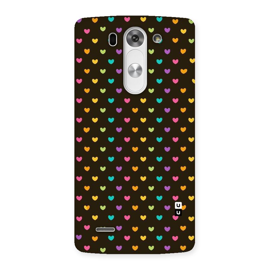 Rainbow Hearts Back Case for LG G3 Mini