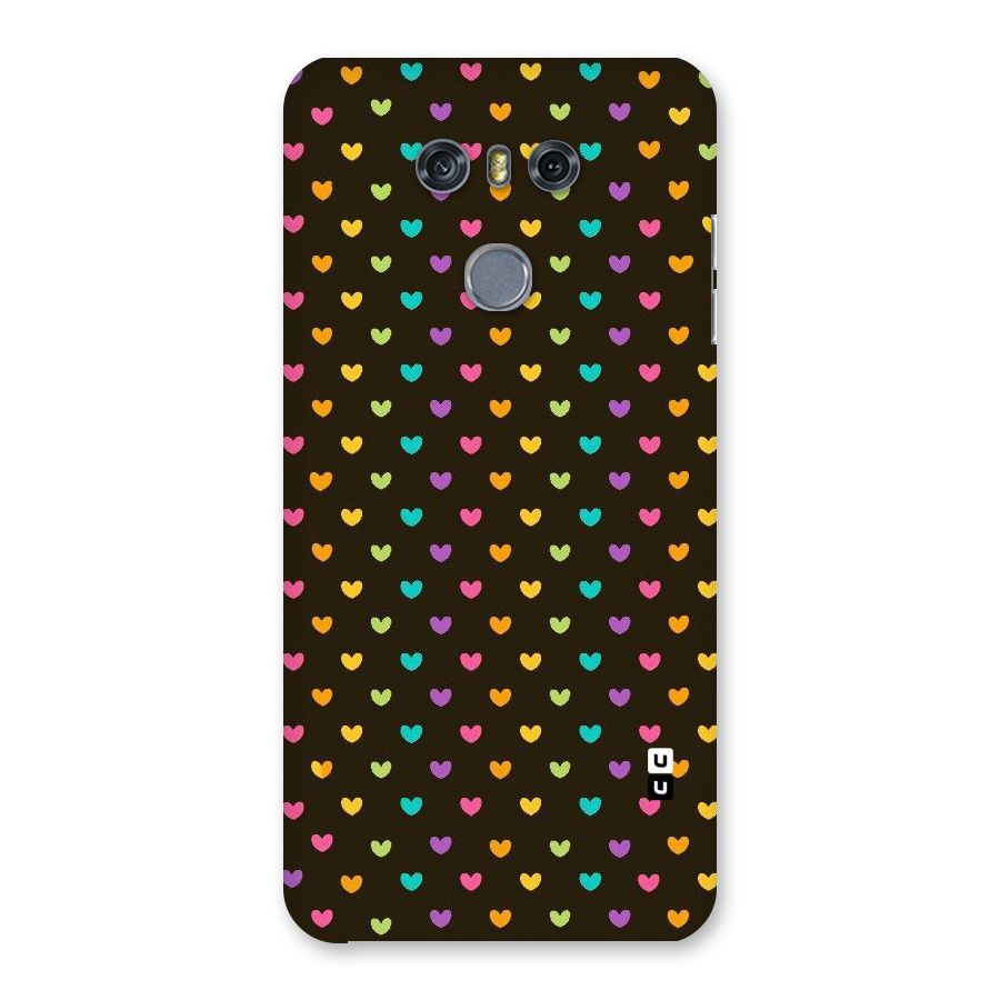 Rainbow Hearts Back Case for LG G6