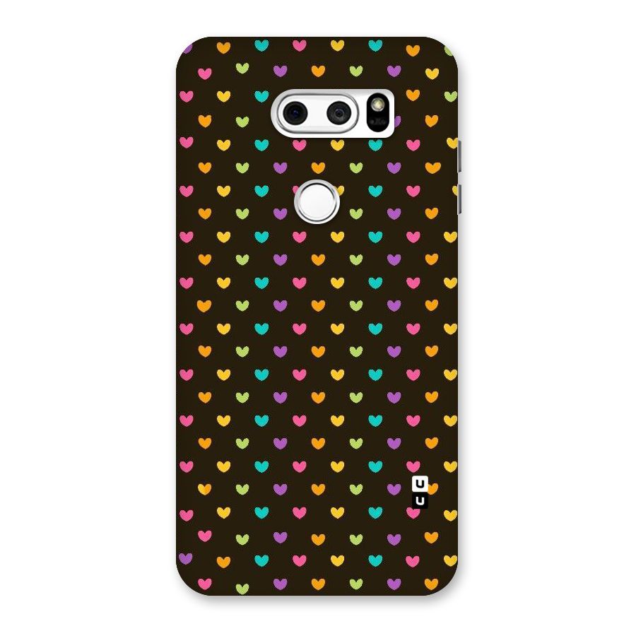 Rainbow Hearts Back Case for LG V30