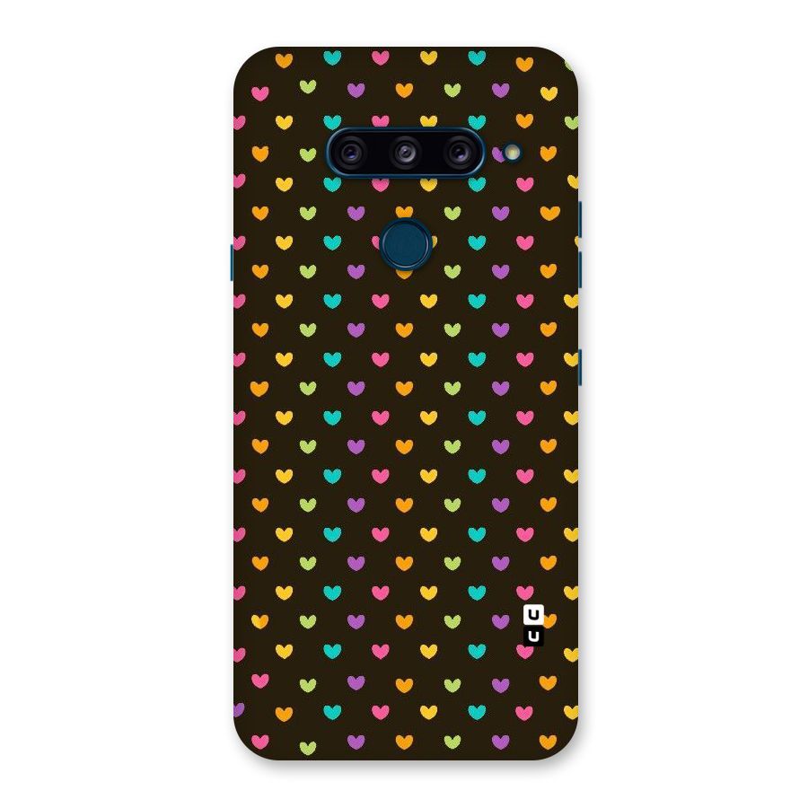 Rainbow Hearts Back Case for LG  V40 ThinQ