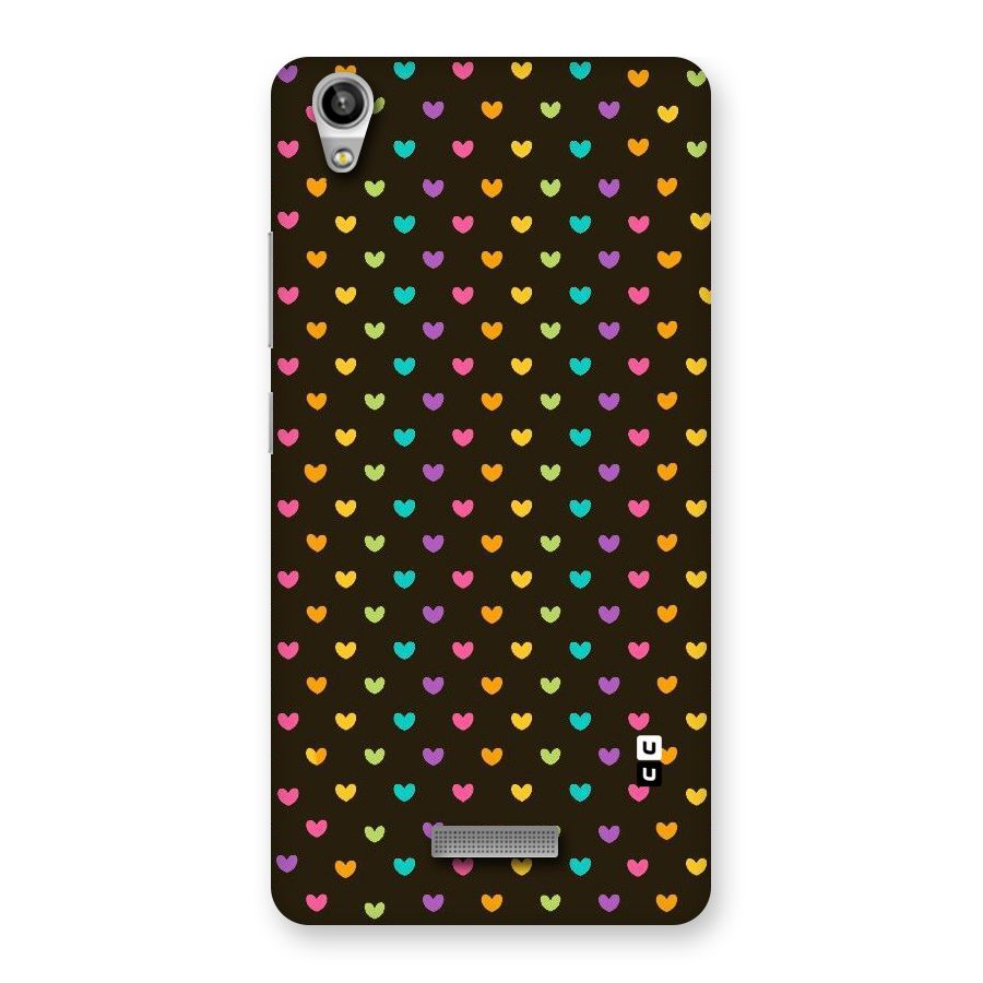 Rainbow Hearts Back Case for Lava-Pixel-V1