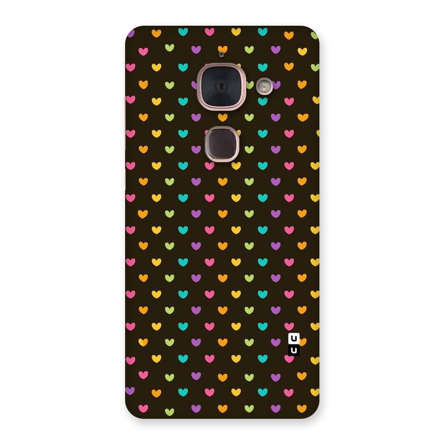 Rainbow Hearts Back Case for Le Max 2