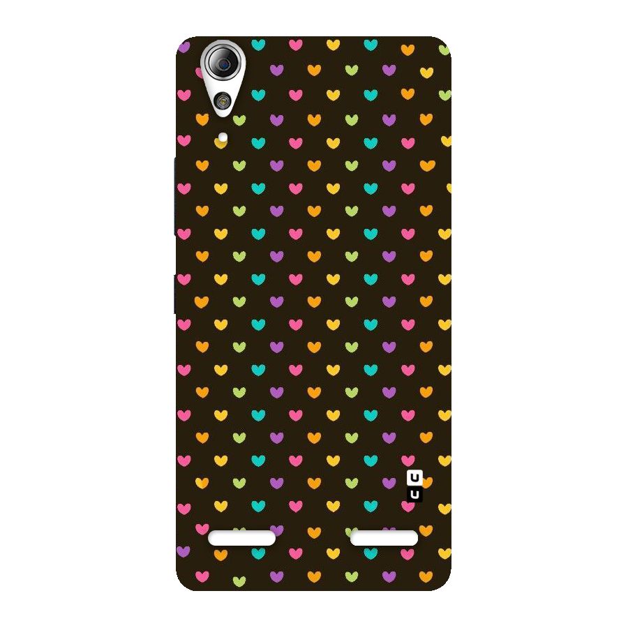 Rainbow Hearts Back Case for Lenovo A6000 Plus