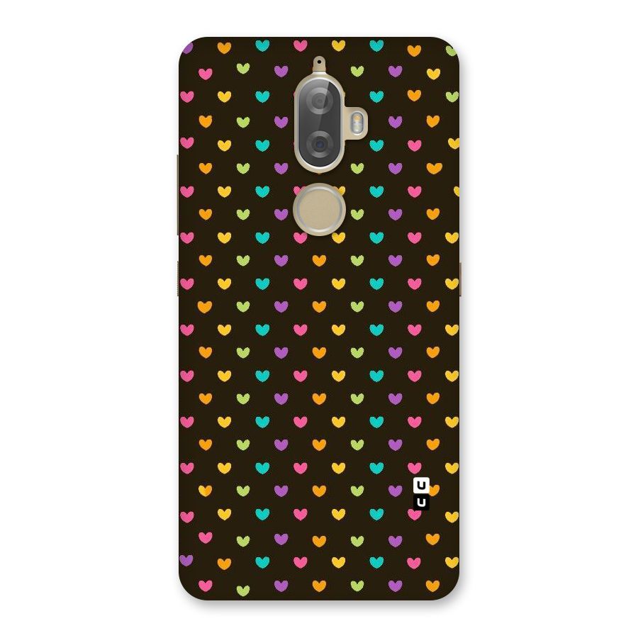 Rainbow Hearts Back Case for Lenovo K8 Plus