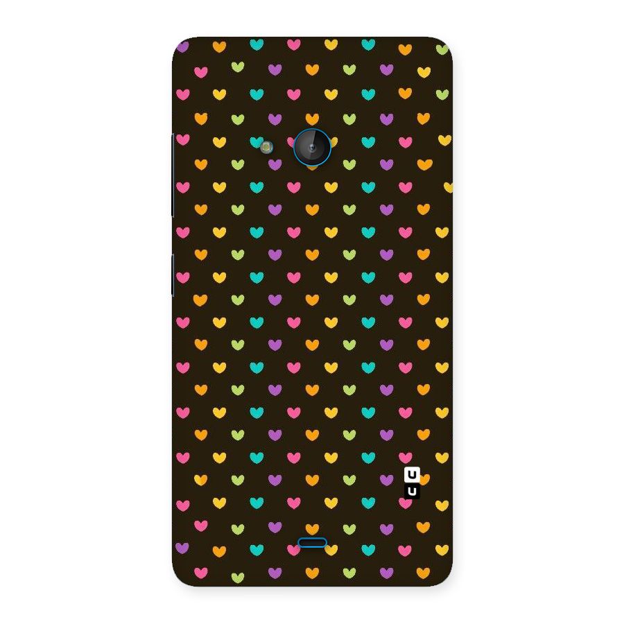 Rainbow Hearts Back Case for Lumia 540