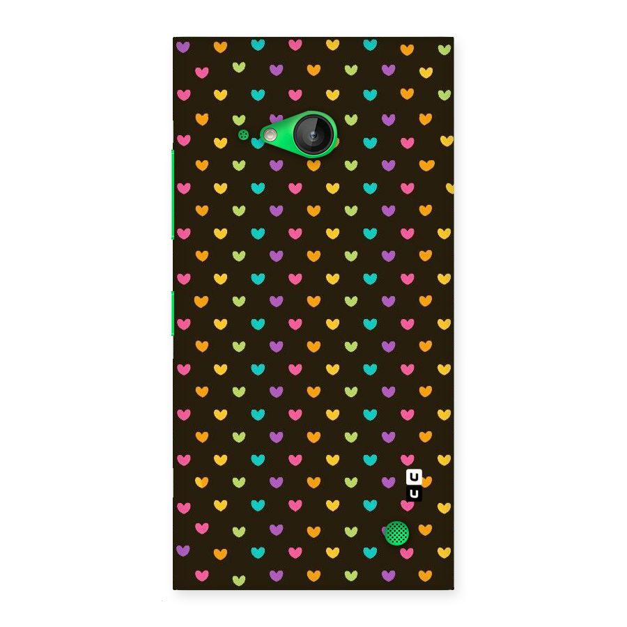 Rainbow Hearts Back Case for Lumia 730