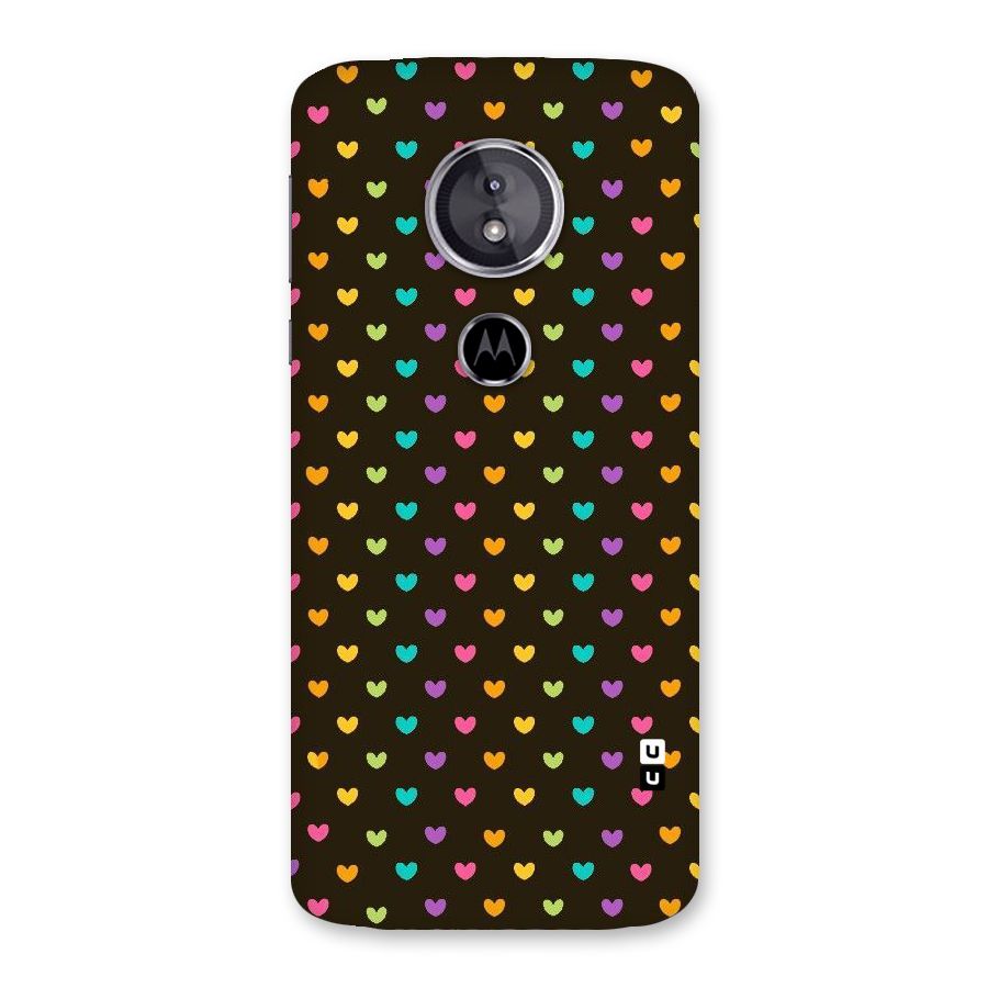 Rainbow Hearts Back Case for Moto E5
