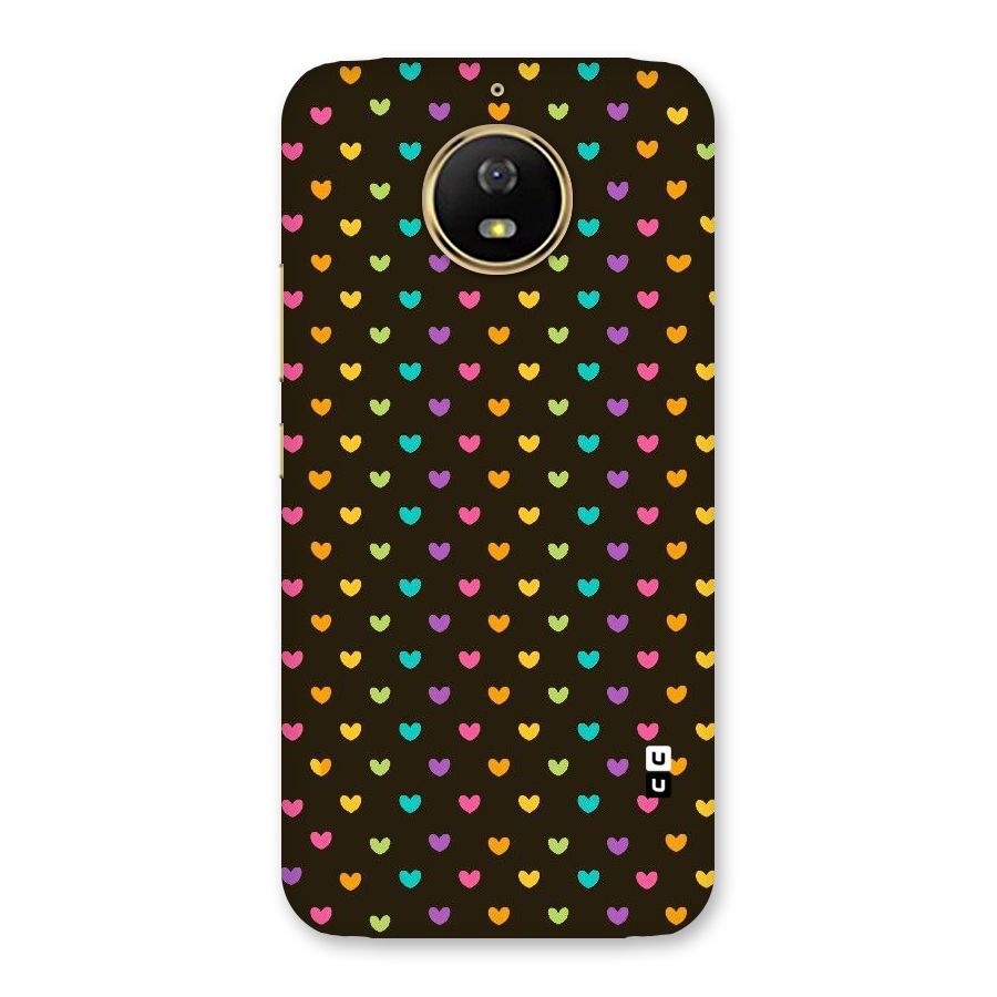 Rainbow Hearts Back Case for Moto G5s