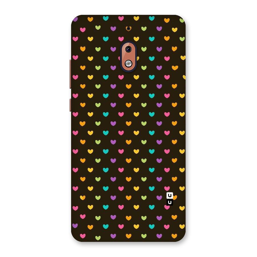 Rainbow Hearts Back Case for Nokia 2.1