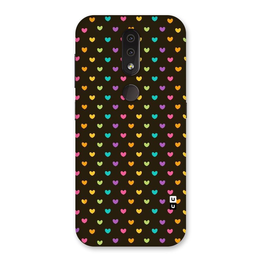 Rainbow Hearts Back Case for Nokia 4.2