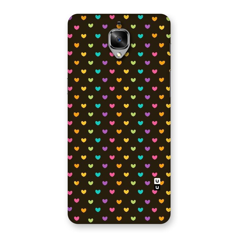 Rainbow Hearts Back Case for OnePlus 3T