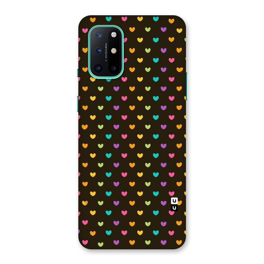 Rainbow Hearts Back Case for OnePlus 8T
