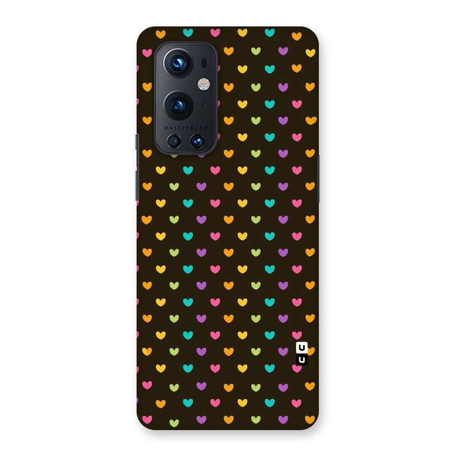 Rainbow Hearts Back Case for OnePlus 9 Pro