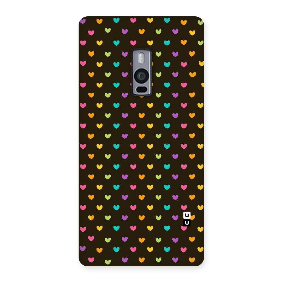 Rainbow Hearts Back Case for OnePlus Two