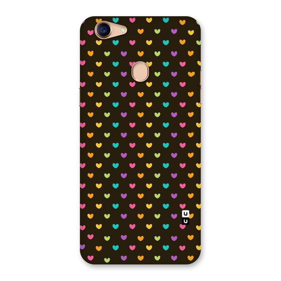 Rainbow Hearts Back Case for Oppo F5 Youth