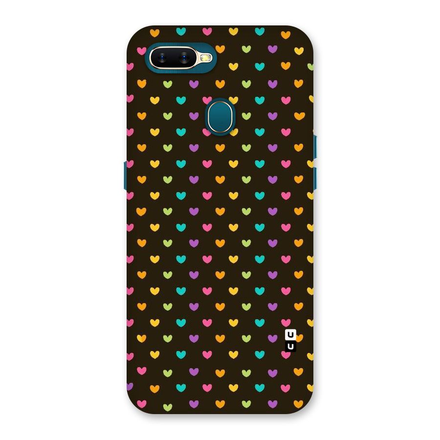 Rainbow Hearts Back Case for Oppo A11k