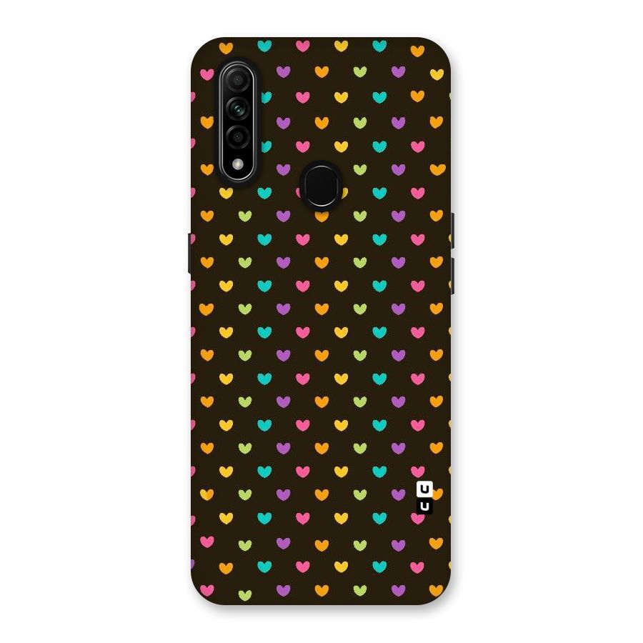 Rainbow Hearts Back Case for Oppo A31