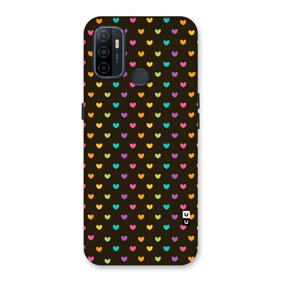 Rainbow Hearts Back Case for Oppo A32
