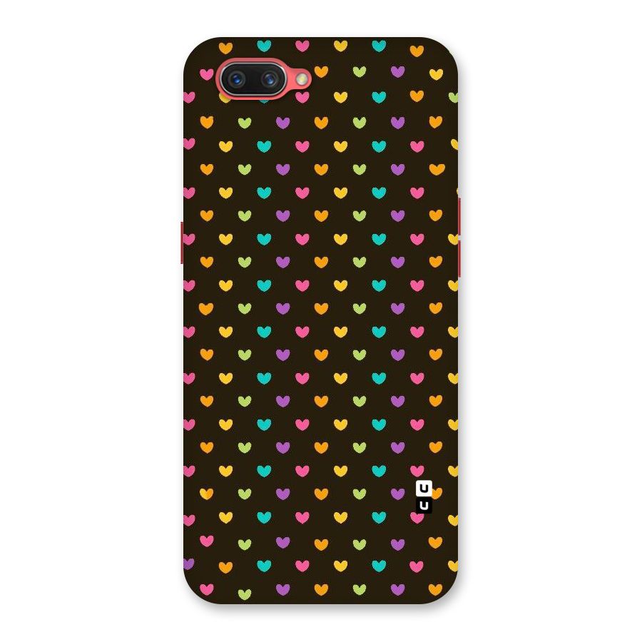 Rainbow Hearts Back Case for Oppo A3s