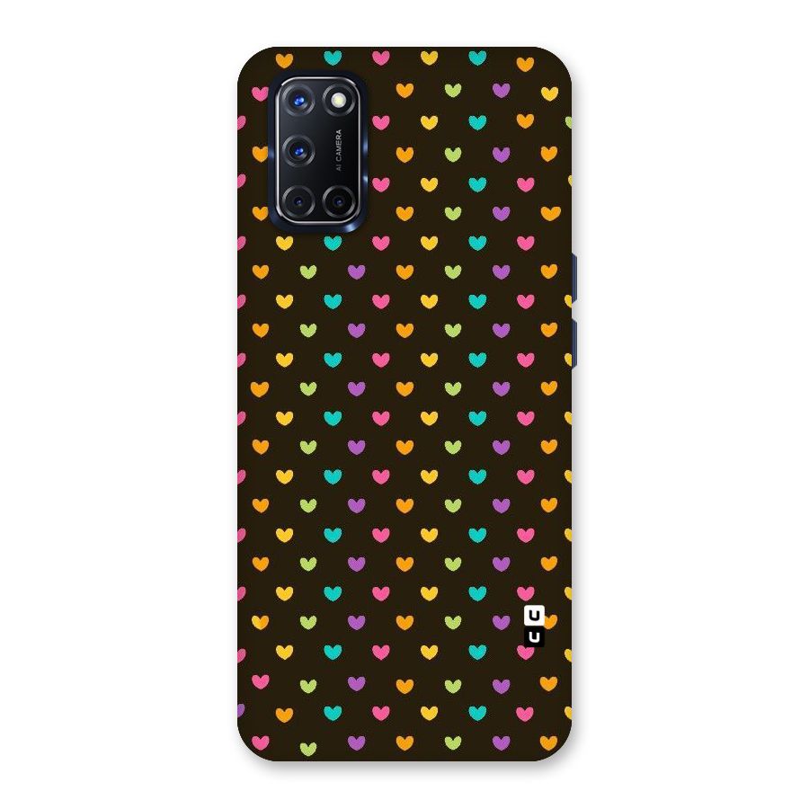 Rainbow Hearts Back Case for Oppo A52