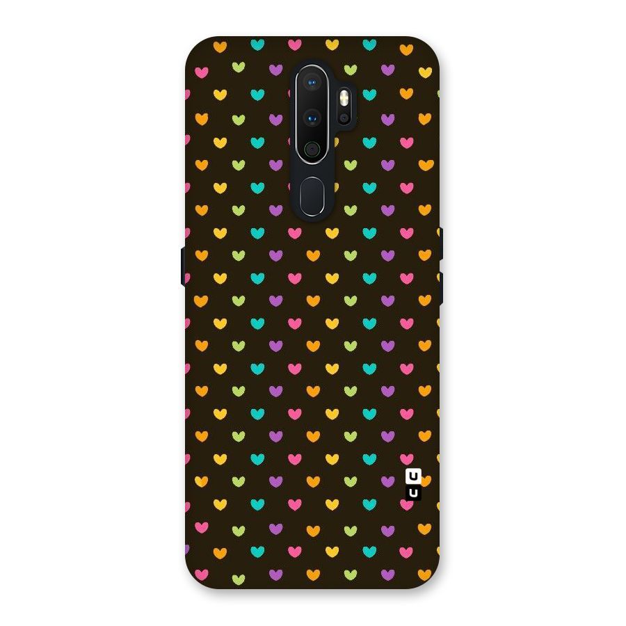 Rainbow Hearts Back Case for Oppo A5 (2020)