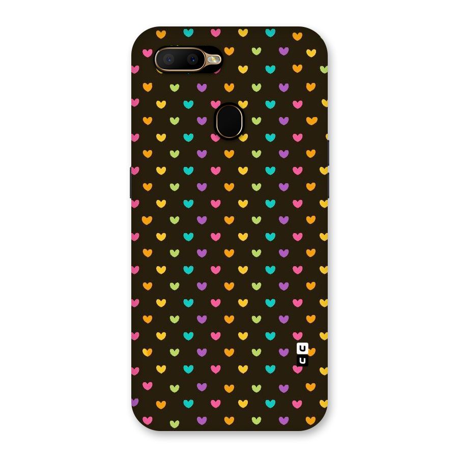 Rainbow Hearts Back Case for Oppo A5s