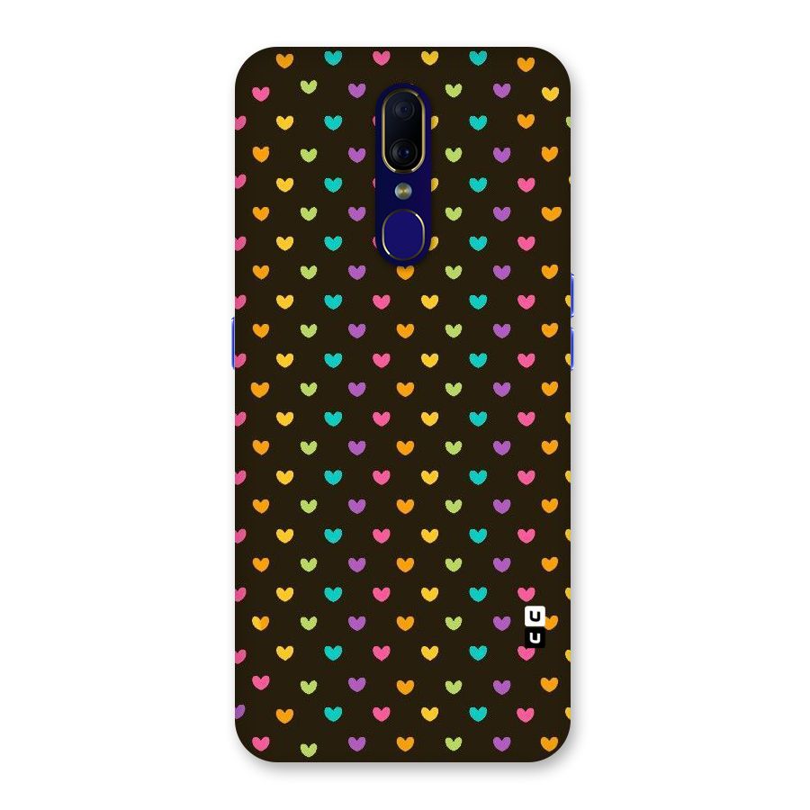 Rainbow Hearts Back Case for Oppo A9